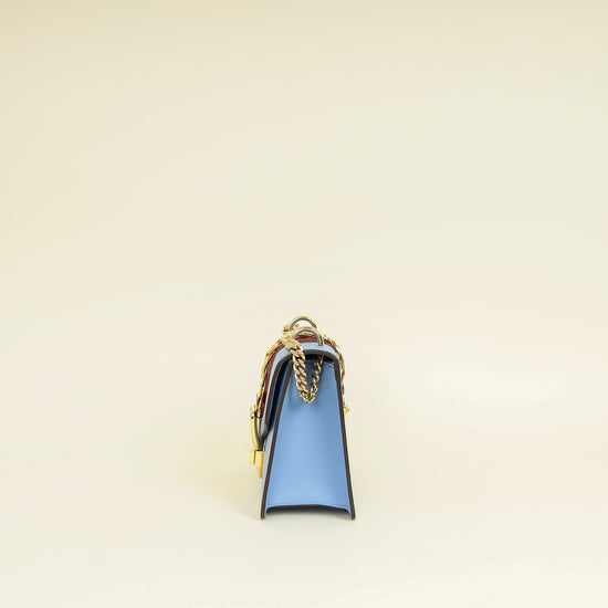 Gucci Light Blue Sylvie Mini Shoulder Bag