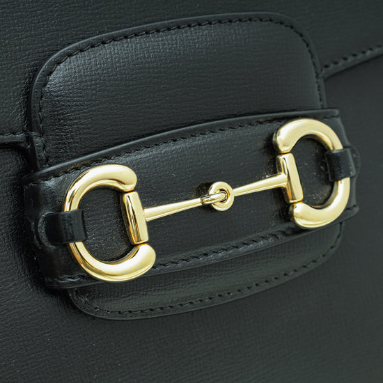 Gucci Black Horsebit 1955 Shoulder Bag