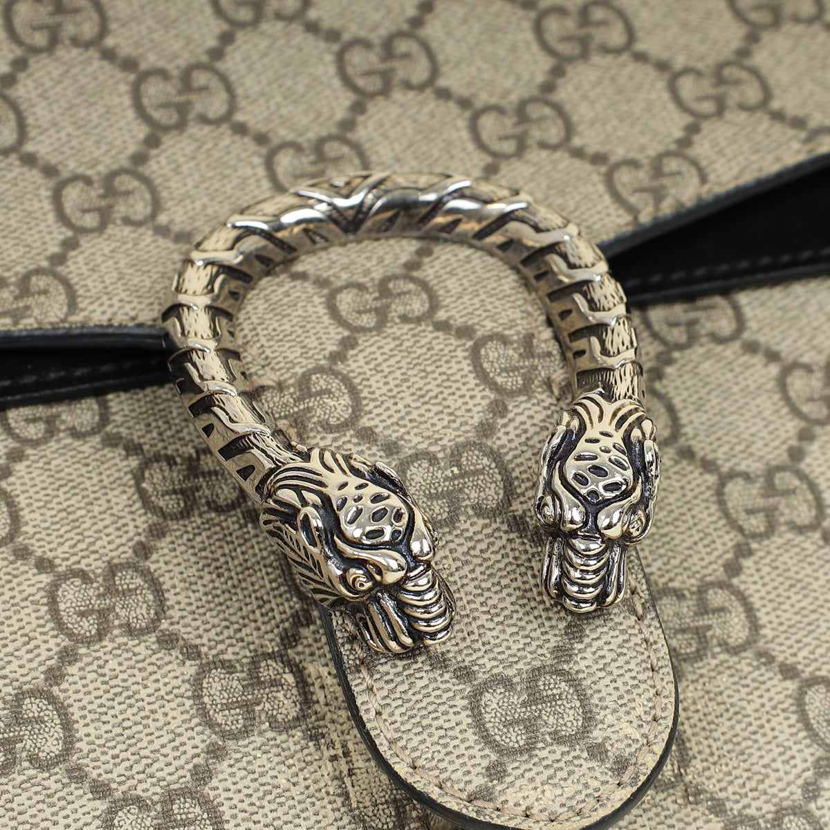 Gucci Bicolor GG Supreme Dionysus Medium Shoulder Bag