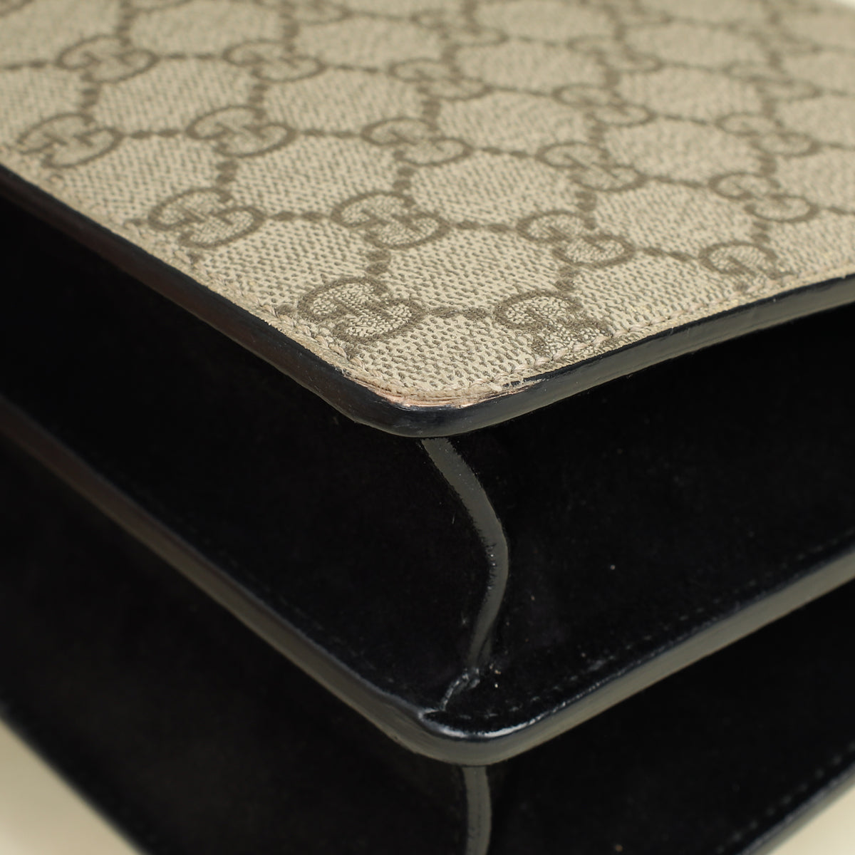 Gucci Bicolor GG Supreme Dionysus Medium Shoulder Bag