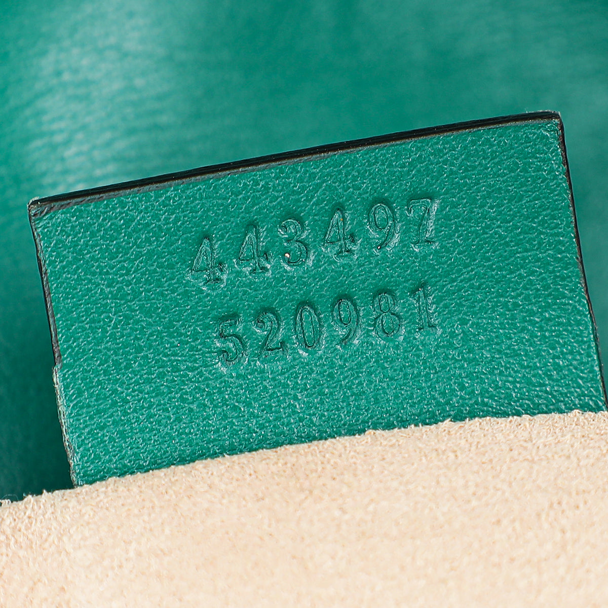 Gucci Green GG Marmont Medium Shoulder Bag