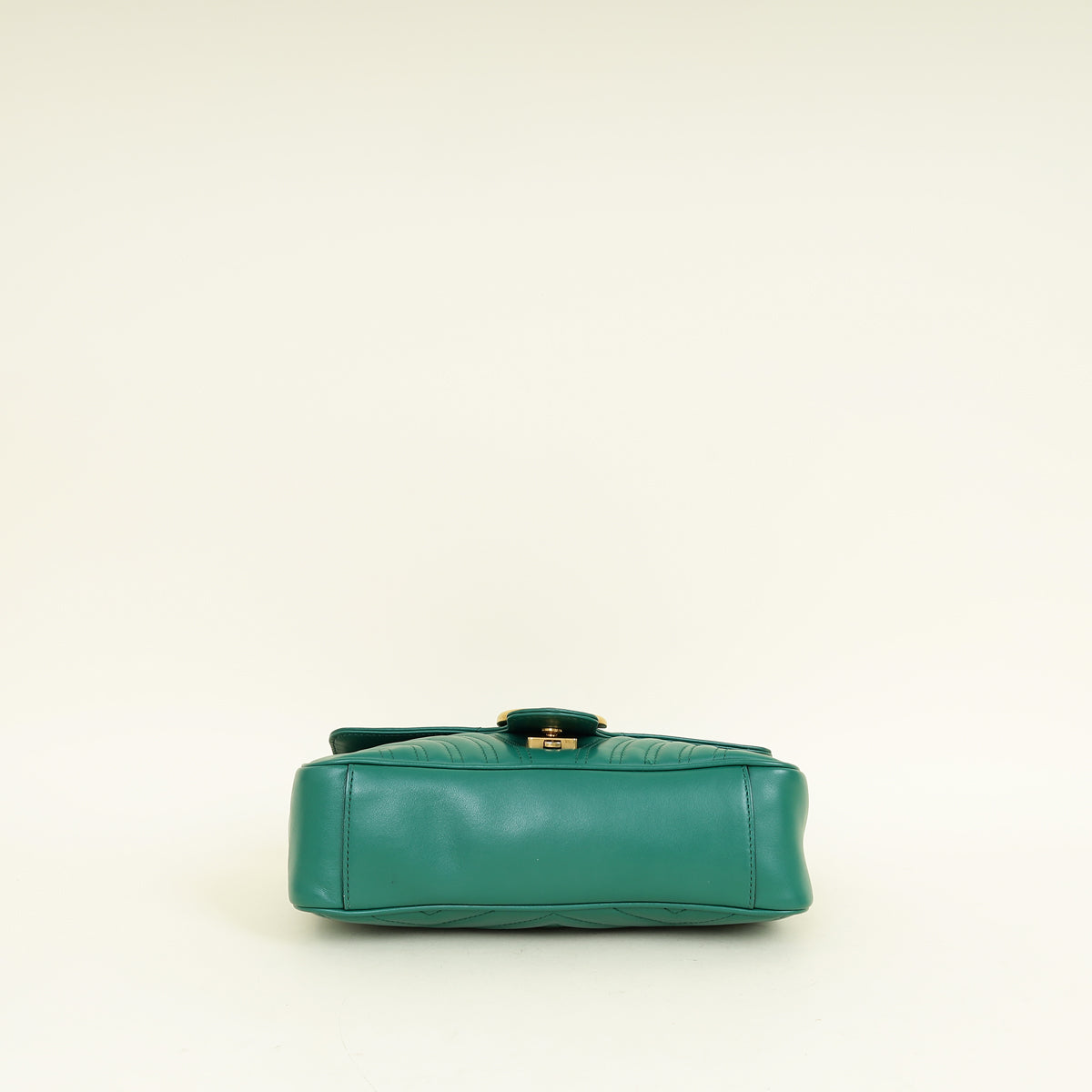 Gucci Green GG Marmont Medium Shoulder Bag