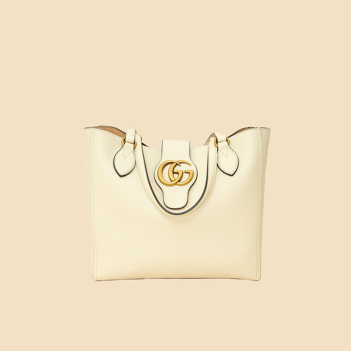Gucci Ivory GG Dahlia Tote Bag-Gucci-THE CLOSET