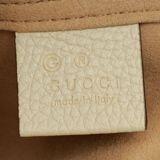 Gucci Ivory GG Dahlia Tote Bag-Gucci-THE CLOSET