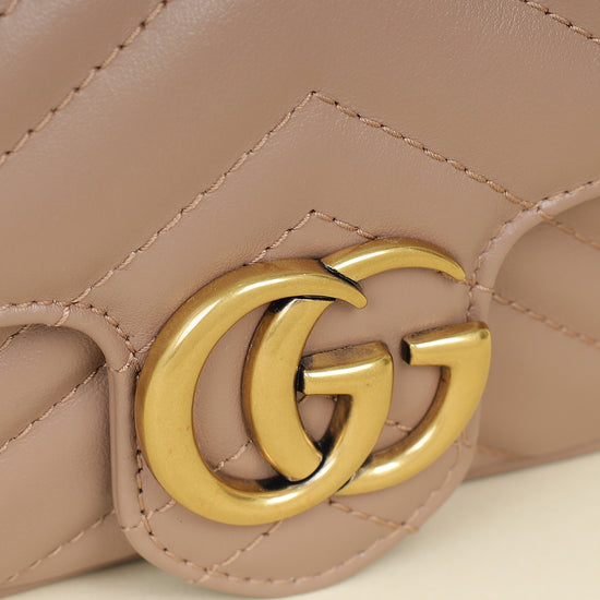 Gucci Dusty Pink GG Marmont Mini Bag-Gucci-THE CLOSET