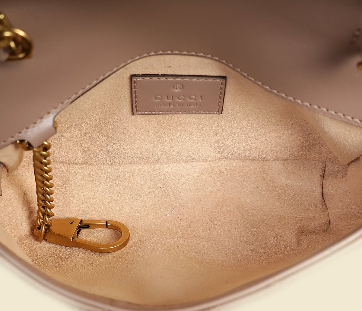 Gucci Dusty Pink GG Marmont Mini Bag-Gucci-THE CLOSET