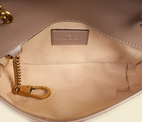 Gucci Dusty Pink GG Marmont Mini Bag-Gucci-THE CLOSET