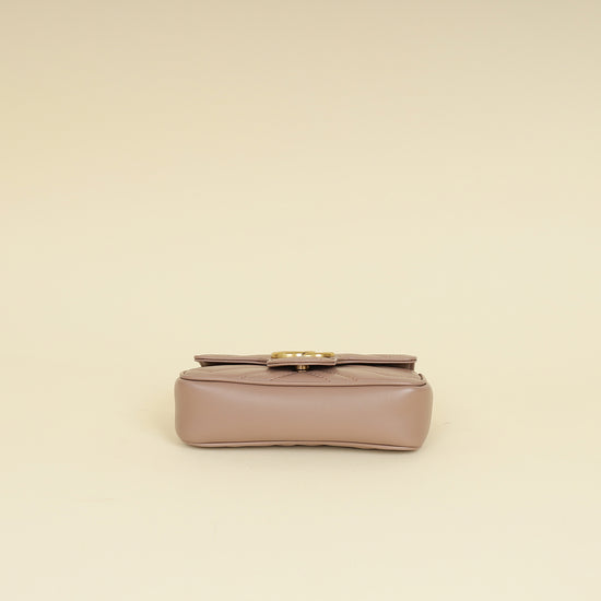Gucci Dusty Pink GG Marmont Mini Bag-Gucci-THE CLOSET