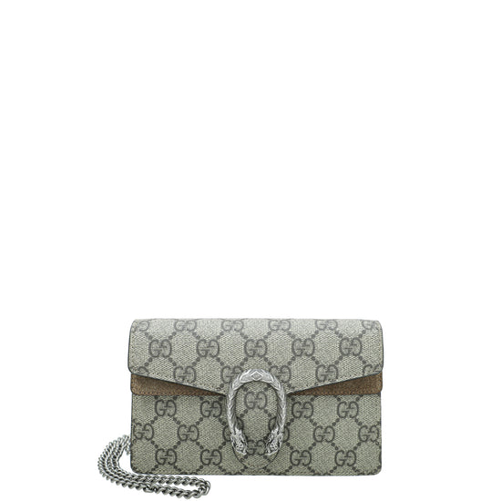 Gucci Bicolor GG Supreme Dionysus Super Mini Bag