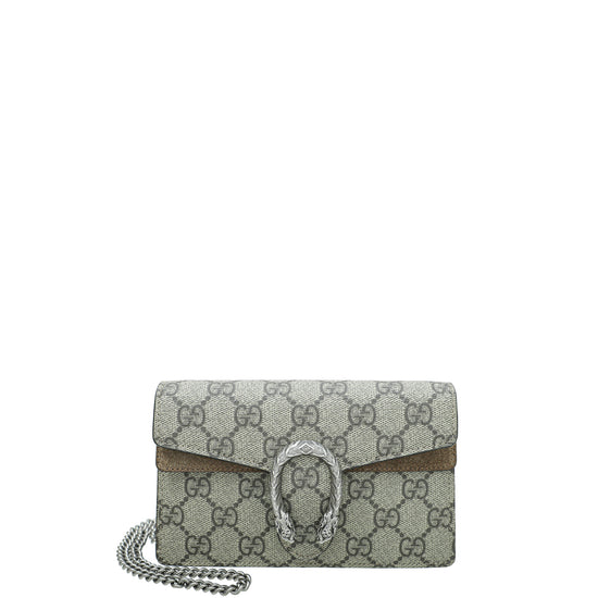 Gucci Bicolor GG Supreme Dionysus Super Mini Bag THE CLOSET