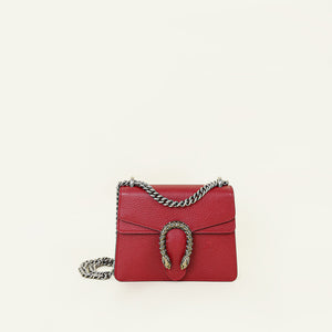 Gucci Red Small Crystal Dionysus Shoulder Bag