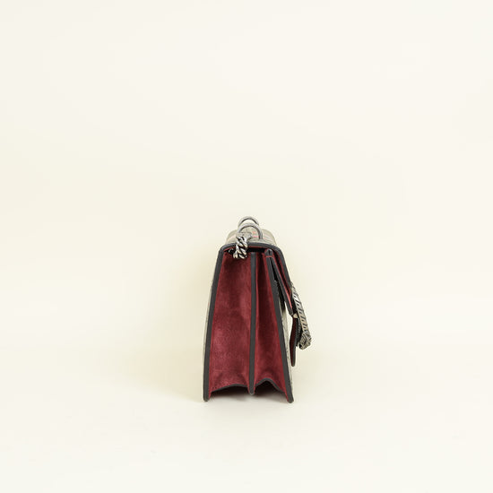 Gucci Bicolor GG Supreme Floral Print Dionysus Medium Shoulder Bag