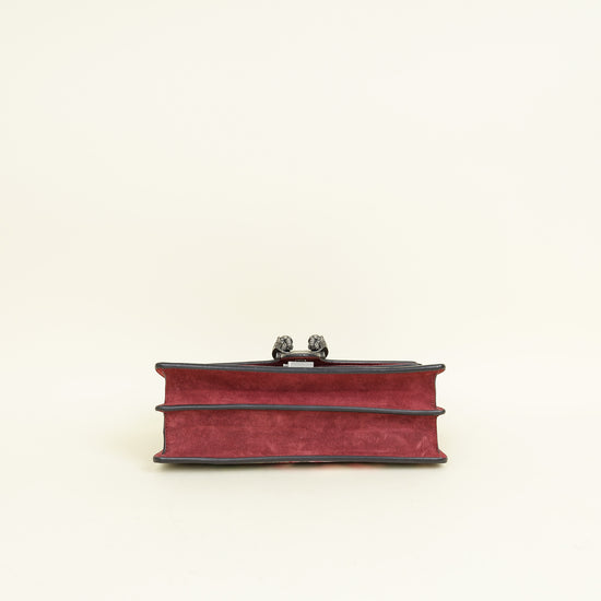 Gucci Bicolor GG Supreme Floral Print Dionysus Medium Shoulder Bag