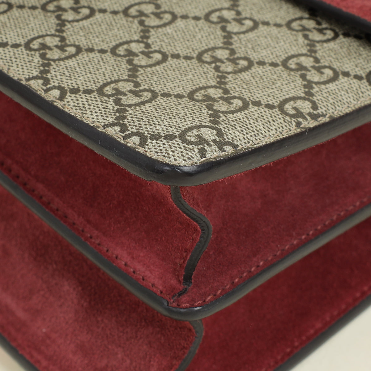 Gucci Bicolor GG Supreme Floral Print Dionysus Medium Shoulder Bag