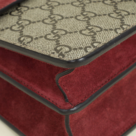 Gucci Bicolor GG Supreme Floral Print Dionysus Medium Shoulder Bag