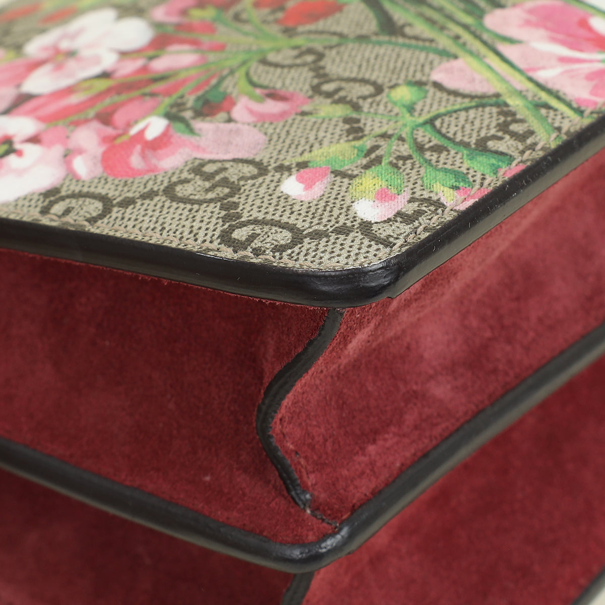 Gucci Bicolor GG Supreme Floral Print Dionysus Medium Shoulder Bag