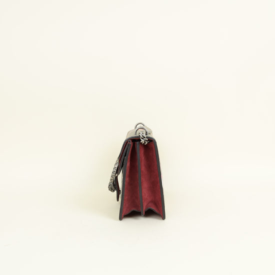 Gucci Bicolor GG Supreme Floral Print Dionysus Medium Shoulder Bag