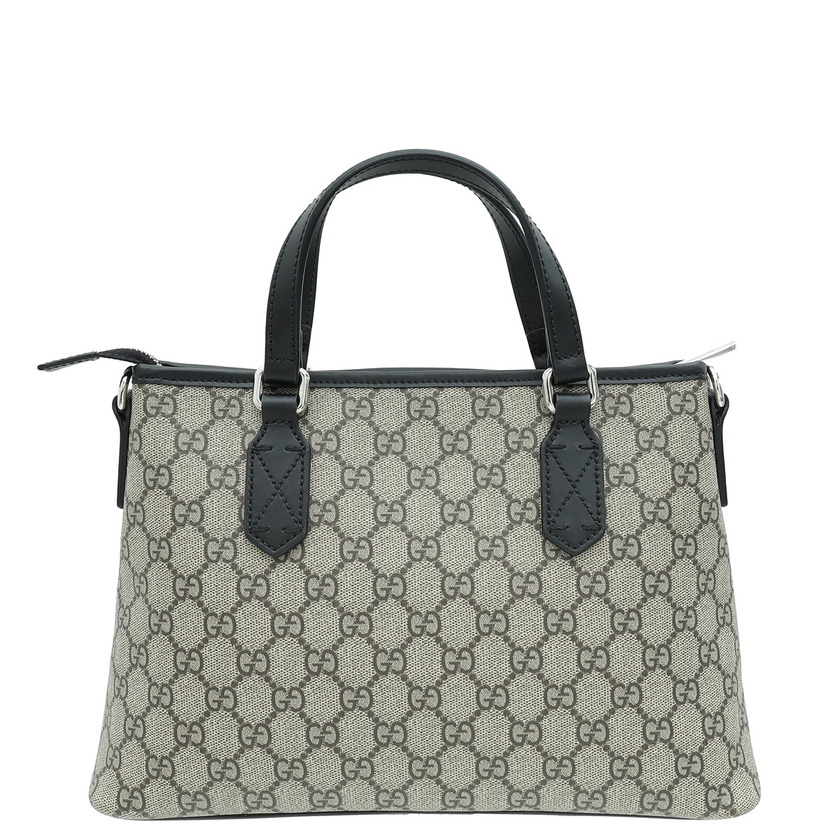 Gucci Bicolor GG Supreme Convertible Zip Tote Bag