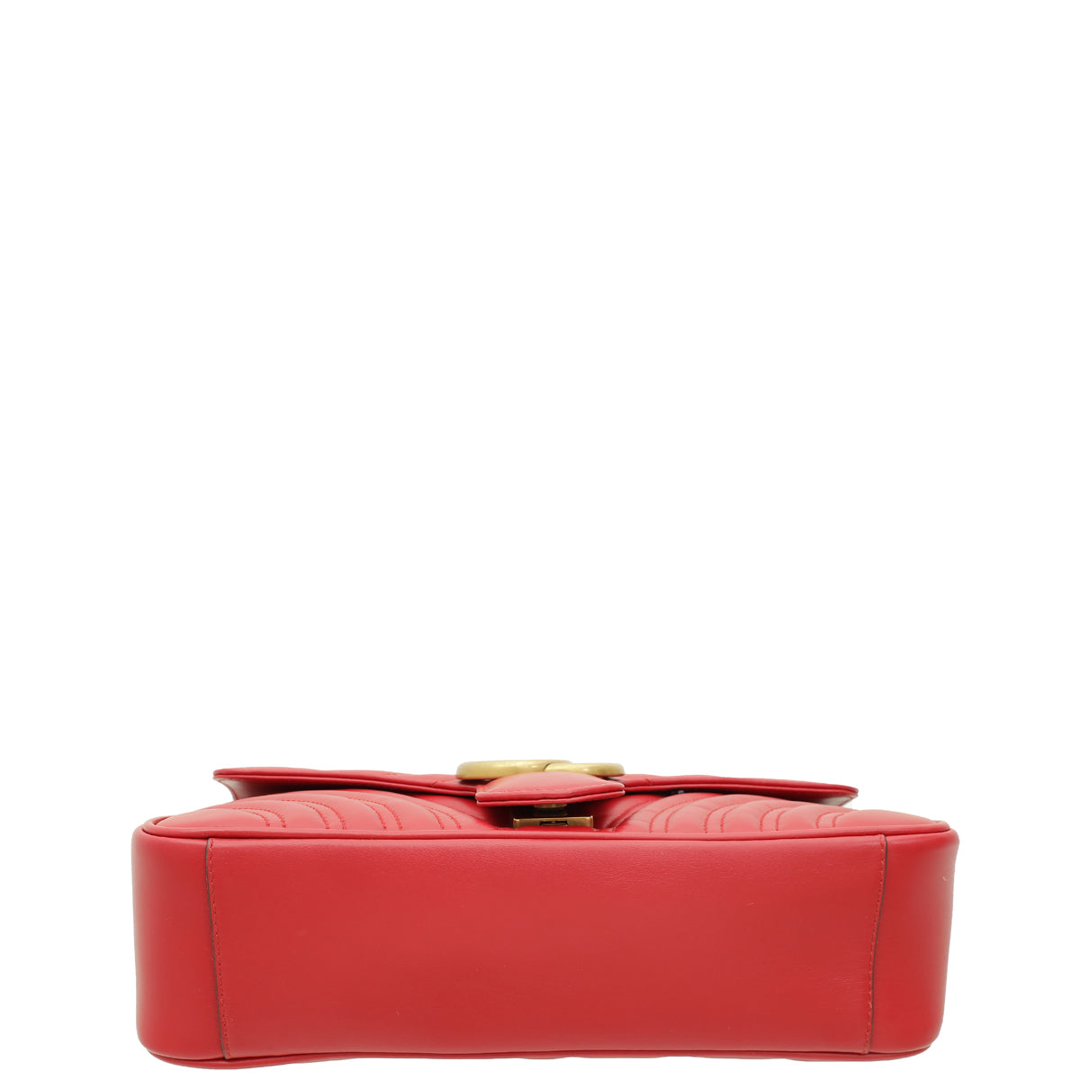 Gucci Red GG Marmont Shoulder Bag