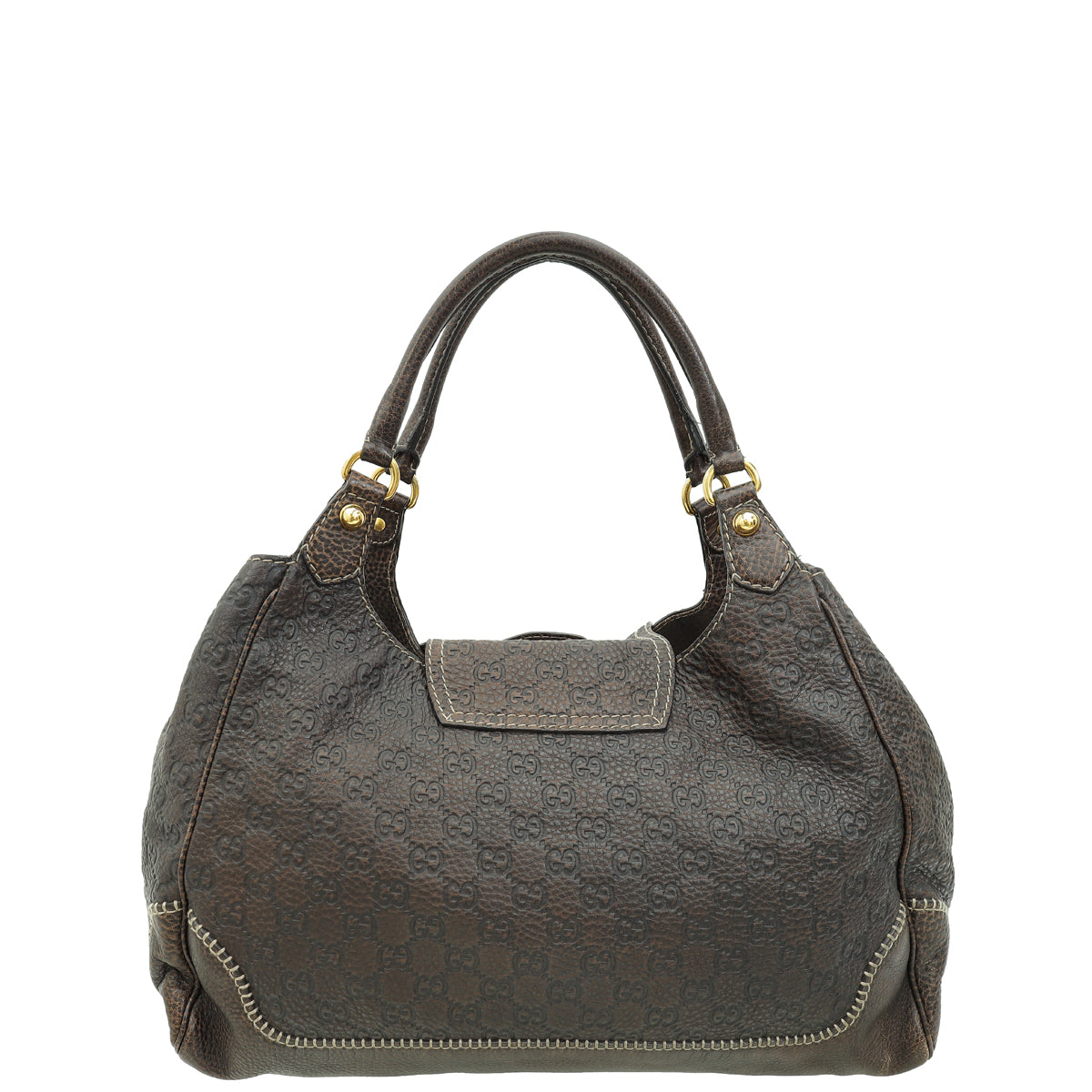 Gucci Brown Guccissima New Pelham Hobo Bag