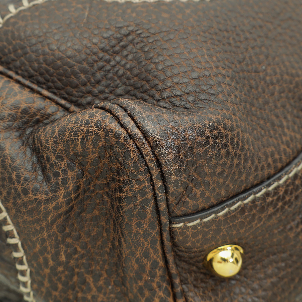 Gucci Brown Guccissima New Pelham Hobo Bag