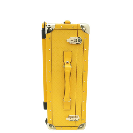 Gucci Yellow Bright Diamante Structured Lux Suitcase