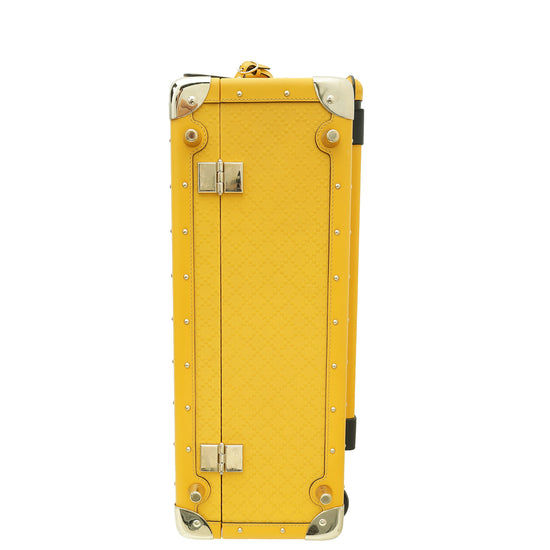 Gucci Yellow Bright Diamante Structured Lux Suitcase