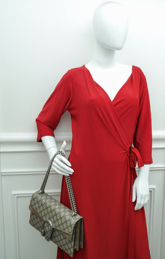 Gucci Bicolor GG Supreme Dionysus Small Shoulder Bag – The Closet