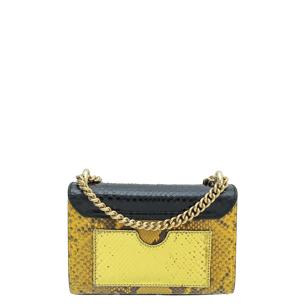 Gucci Tricolor Python Padlock Chain Small Bag-Gucci-THE CLOSET