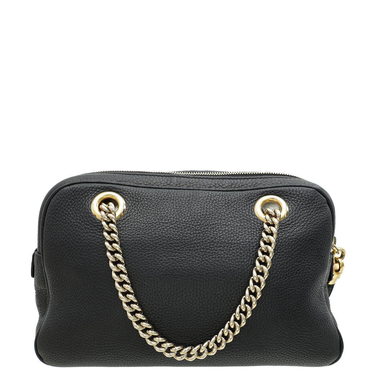 Gucci Black Soho Tassel Zip Shoulder Bag-Gucci-THE CLOSET