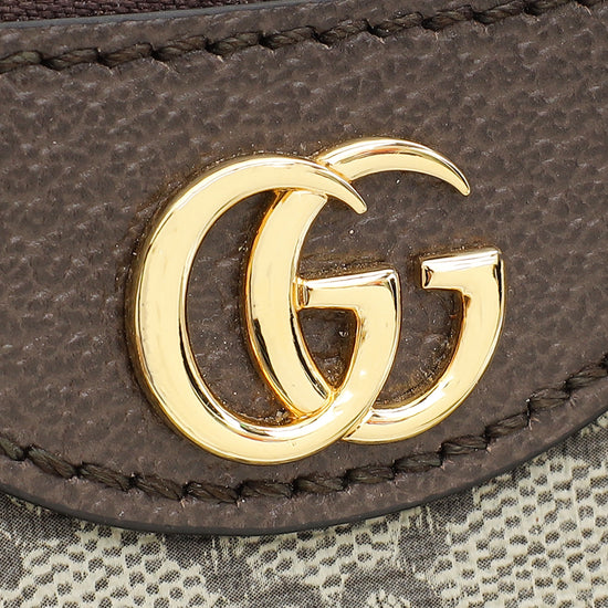 Gucci Bicolor GG Supreme Ophidia Small Shoulder Bag-Gucci-THE CLOSET