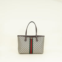 Gucci Bicolor GG Supreme Ophidia Large Tote Bag