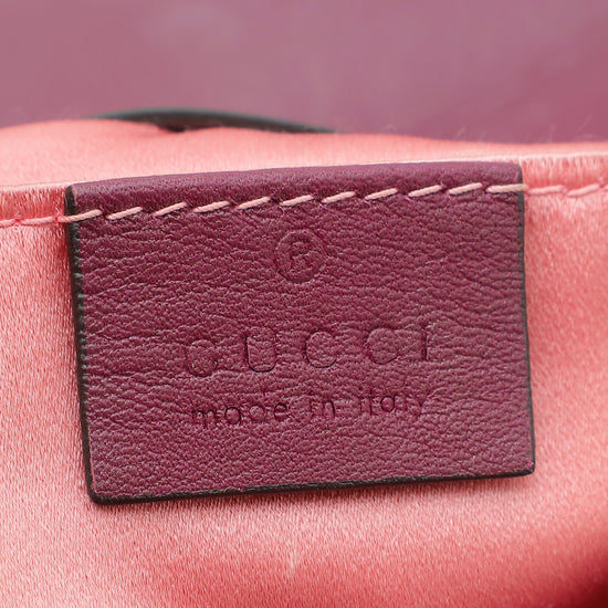 Gucci Violet GG Velvet Marmont Mini Shoulder Bag