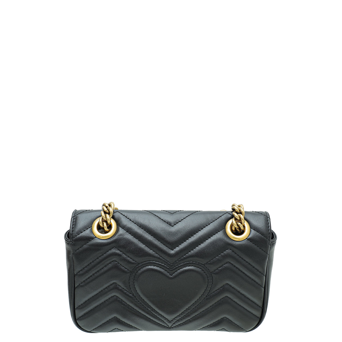 Gucci Black GG Marmont Matelasse Mini Shoulder Bag