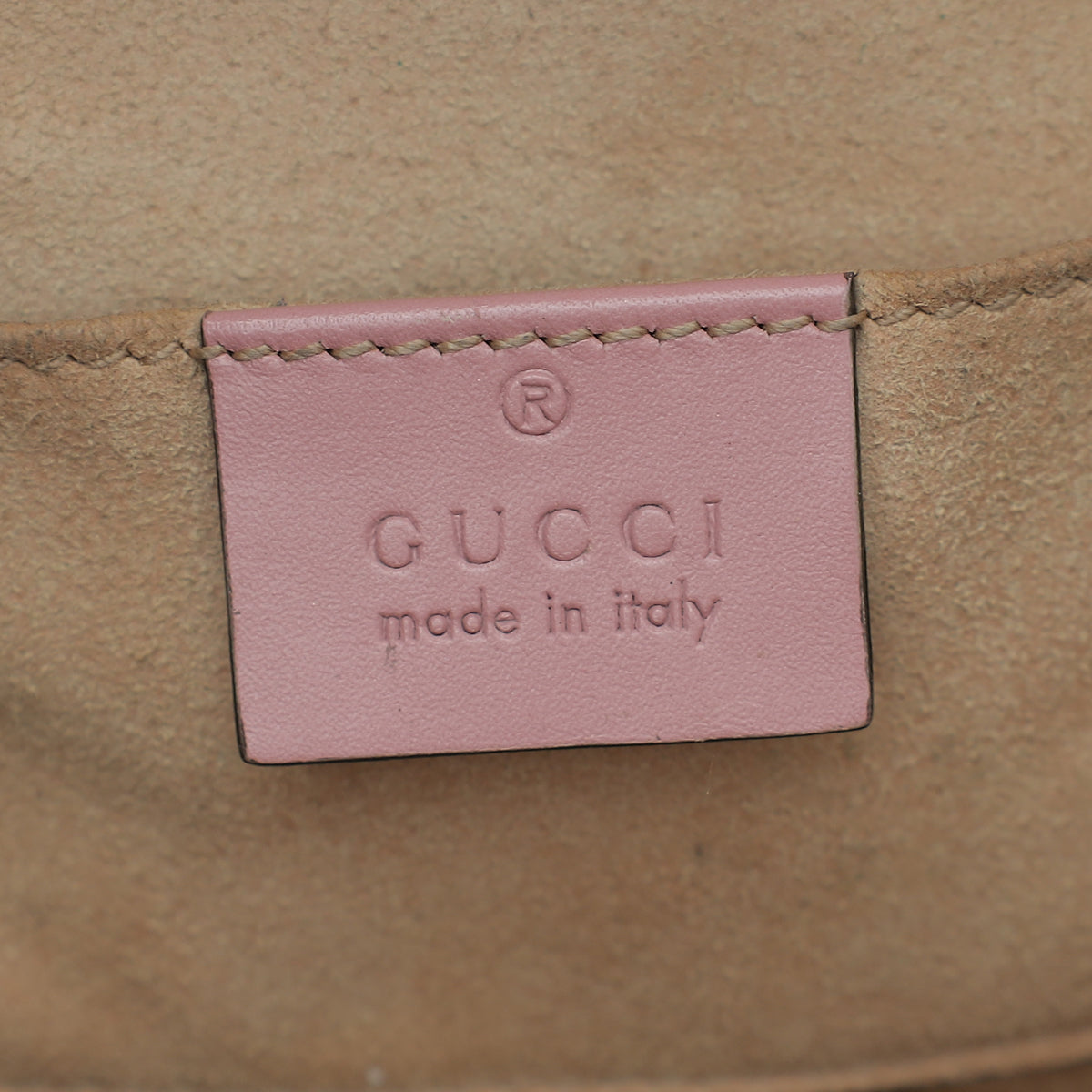 Gucci Pink GG Guccissima Padlock Small Bag