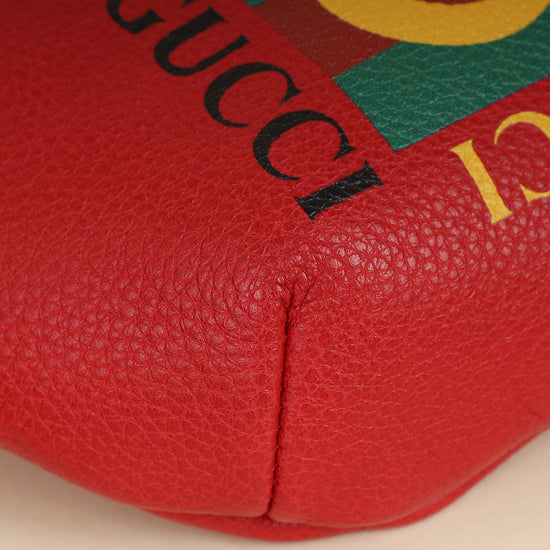 Gucci Red Logo Print Belt Bag-Gucci-THE CLOSET