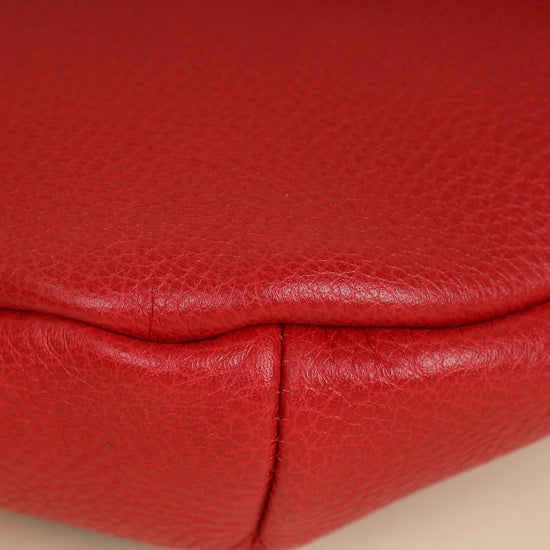 Gucci Red Logo Print Belt Bag-Gucci-THE CLOSET