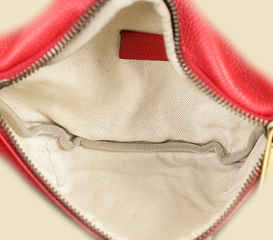 Gucci Red Logo Print Belt Bag-Gucci-THE CLOSET
