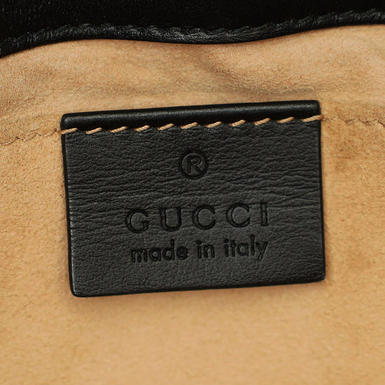 Gucci Black GG Marmont Mini Shoulder Bag-Gucci-THE CLOSET