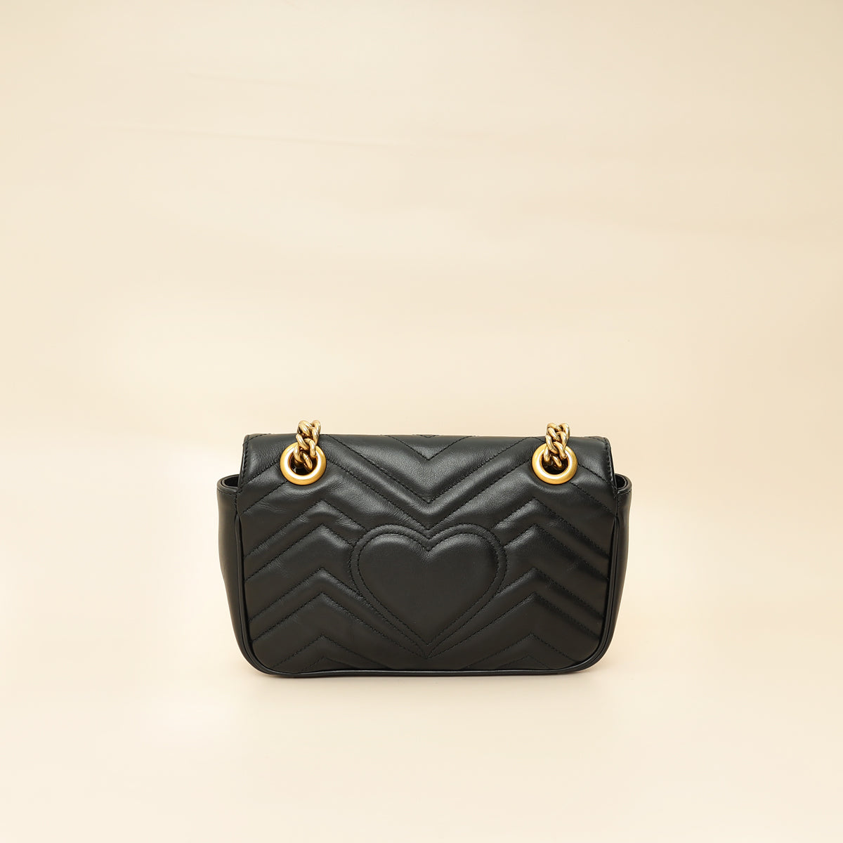 Gucci Black GG Marmont Mini Shoulder Bag-Gucci-THE CLOSET