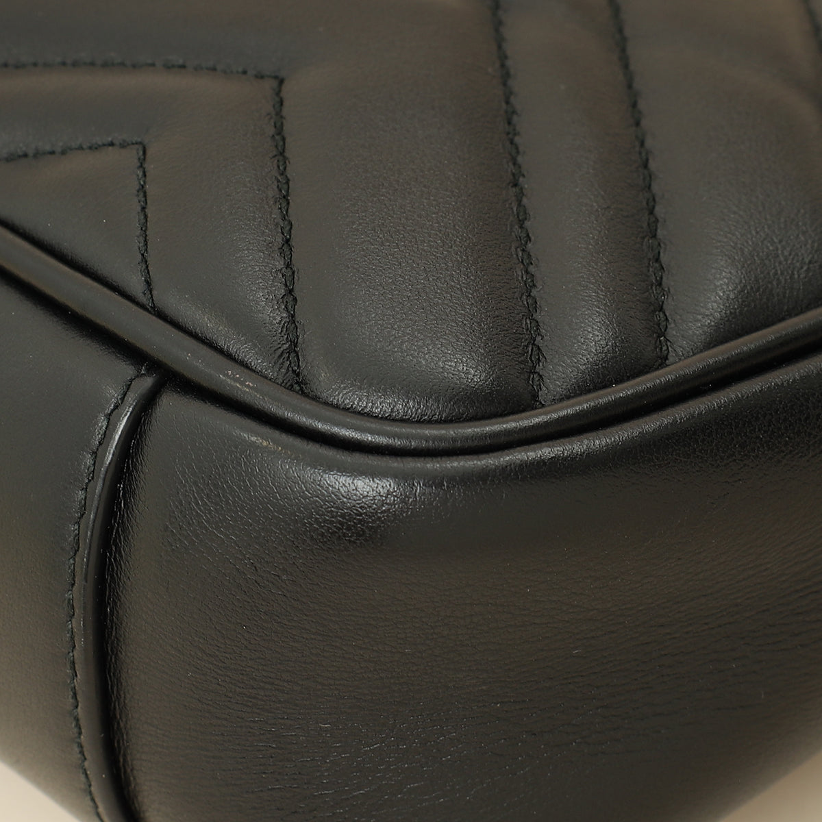 Gucci Black GG Marmont Mini Shoulder Bag-Gucci-THE CLOSET