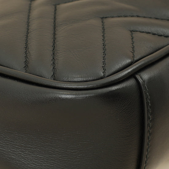 Gucci Black GG Marmont Mini Shoulder Bag-Gucci-THE CLOSET