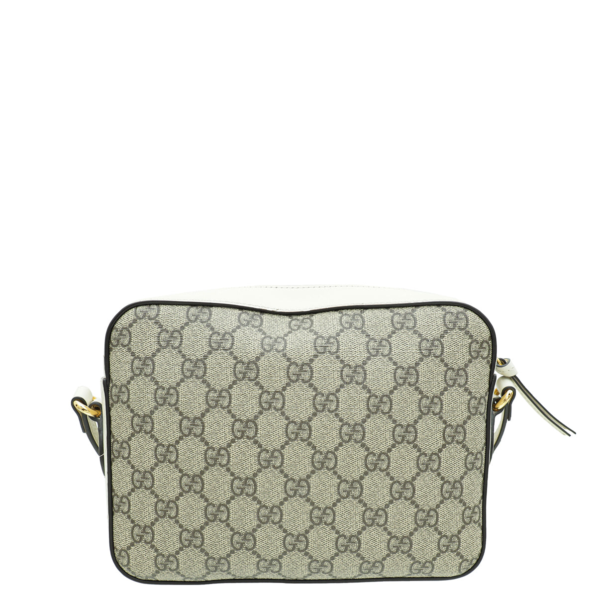 Gucci Bicolor GG Supreme 1955 Horsebit Small Shoulder Bag