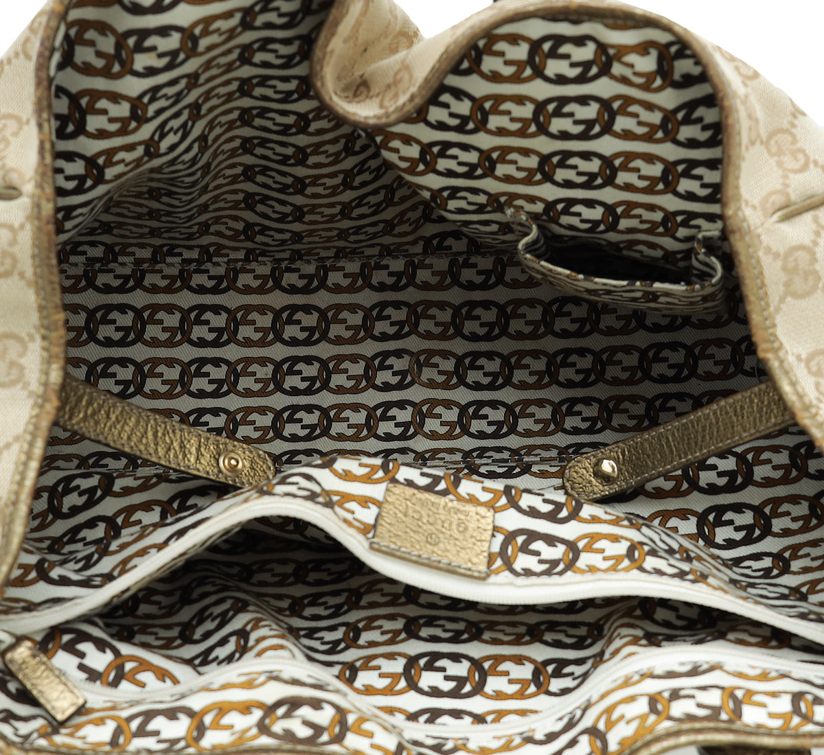 Gucci Bicolor GG Bow Princy Tote Medium Bag