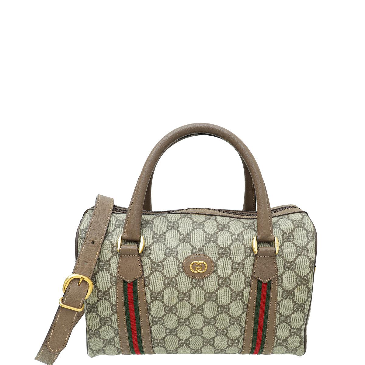 Gucci Bicolor Vintage GG Supreme Boston Bag-Gucci-THE CLOSET
