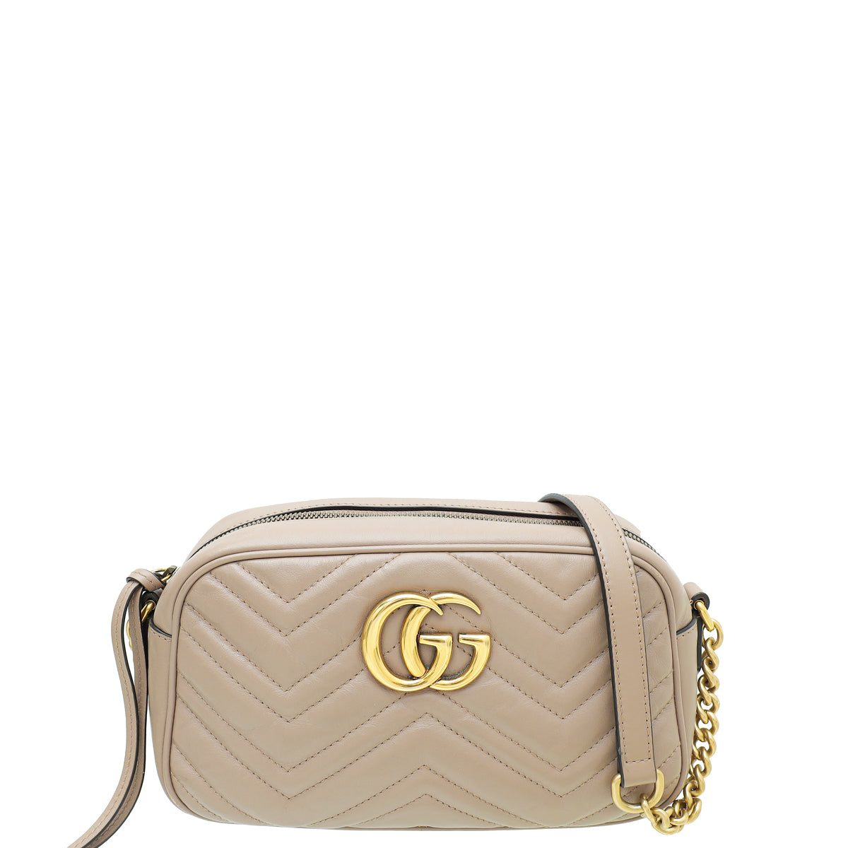 Gucci Dusty Pink GG Marmont Small Camera Shoulder Bag-Gucci-THE CLOSET