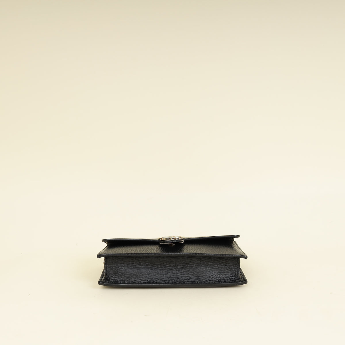 Gucci Black Interlocking G Wallet on Chain-Gucci-THE CLOSET