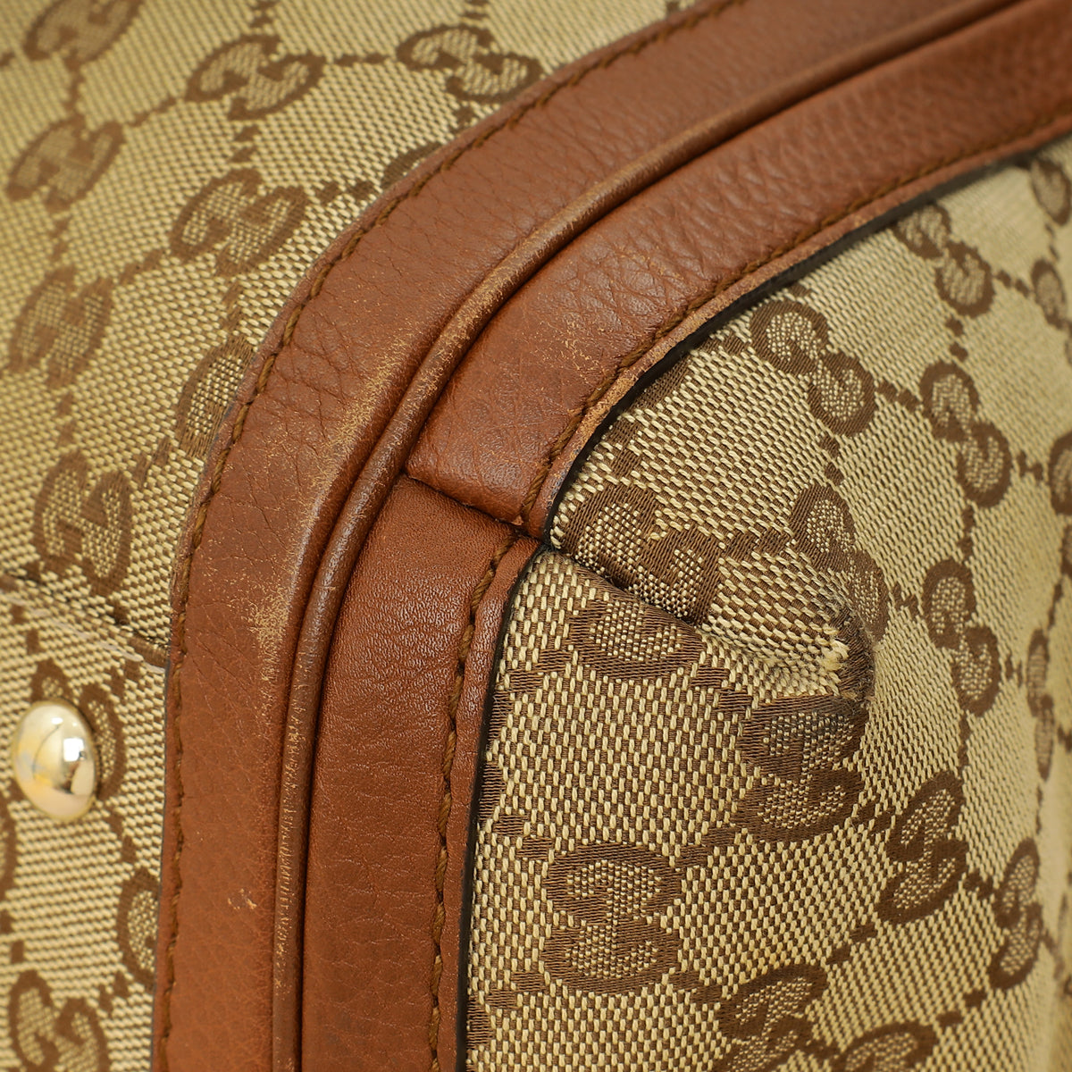 Gucci Brown GG Monogram Cellarius Large Bella Top Handle Bag-Gucci-THE CLOSET