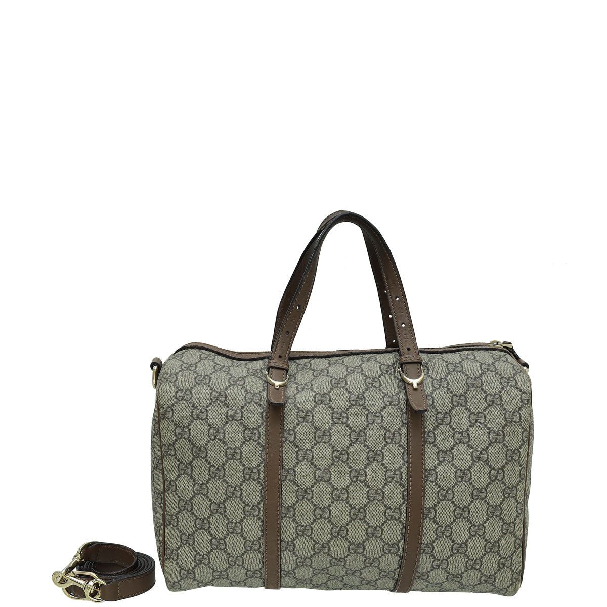 Gucci Bicolor GG Supreme Nice Medium Boston Bag-Gucci-THE CLOSET