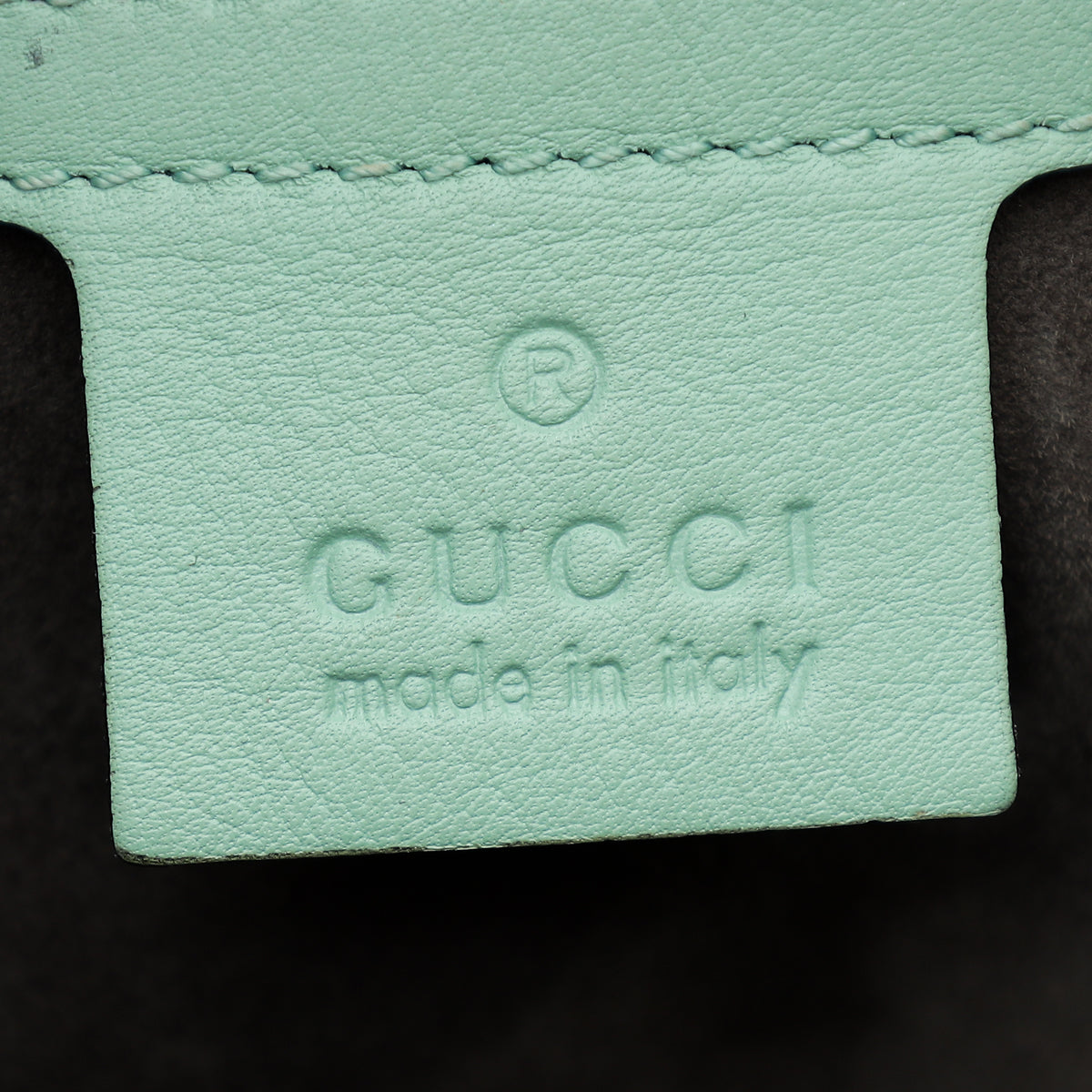 Gucci Mint Lady Lock Bamboo Top Handle Bag